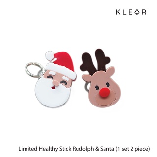 KlearObject Healthy Stick Rudolph &amp; Santa set of 2 ที่กดปุ่มอนามัย ที่กดลิฟท์ ATM ที่กดปุ่มอะคริลิค (แพ็ค 2 ชิ้น) : K504