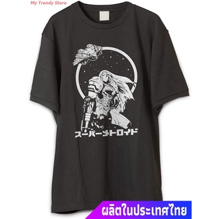 My Trendy Store Metroidเสื้อยืดถักฤดูร้อน Revel Shore Japanese Samus Metroid Inspired Interstellar Grunge Shirt Metroid