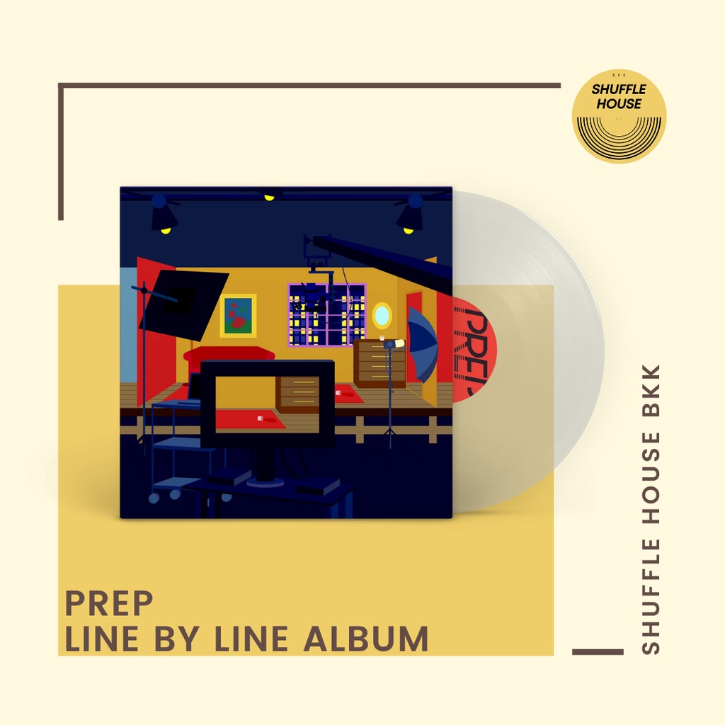 (จัดส่งฟรี) พร้อมส่ง Prep Line By Line Vinyl แผ่นเสียง/แผ่นไวนิล/แผ่นใหม่ซีล