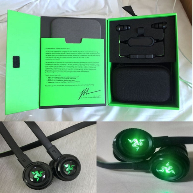 Razer Hammerhead Bluetooth Wireless Headset with In-line Remote Mic ...