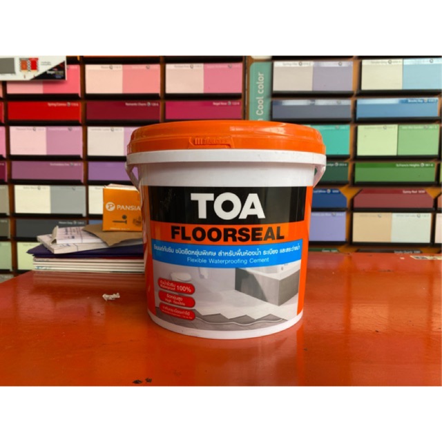 TOA Cement Waterproof ซีเมนต์กันซึม ชนิดยืดหยุ่น กันรั่วซึม กันซึม 100% ขนาด 4 กิโลกรัม