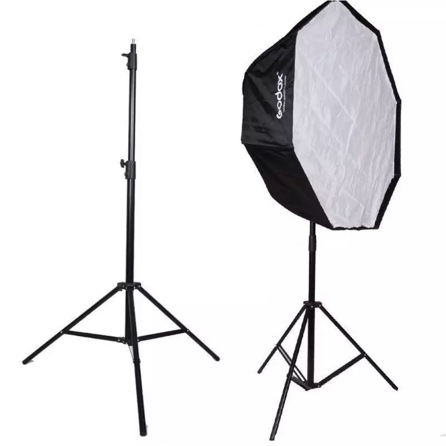 พร้อมส่ง Godox 280 ซม.2.8M Heavy Dutyวิดีโอสตูดิโอขาตั้งกล้อง 1/4 "สกรูสำหรับSoftboxโคมไฟผู้ถือไฟLEDแฟลช
