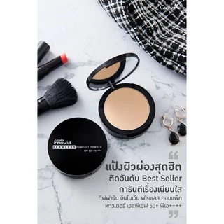 [ส่งฟรี] แป้งผิวผ่อง กิฟฟารีน อินโนเวีย ฟลอเลส คอมแพ็ค พาวเดอร์ แป้งผสมรองพื้น SPF50+ PA+++ Innovia Flawless Giffarine