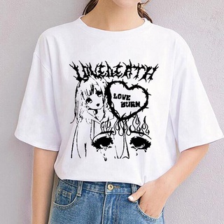 Harajuku เสื้อยืดขนาดใหญ่เสื้อผู้หญิง/ชายญี่ปุ่น Anime T เสื้อ Y2k เสื้อผ้า2022ฤดูร้อนการ์ตูนกราฟิก Tees Femme street To