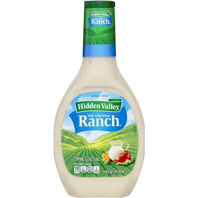 Hidden Valley Original Ranch (dressing) 453g น้ำสลัดแบบออริจินัลแรนช์ ปราศจากกลูเตน