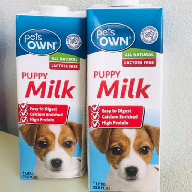 Pet OWN puppy Milk นมพร้อมดื่มสำหรับลูกสุนัข