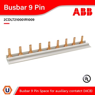 Busbar (comb) 9pin - ABB (System Pro M) - for System Pro M modular enclosures Order code 2CDLT210001R1009 - Busbar 9 Pin