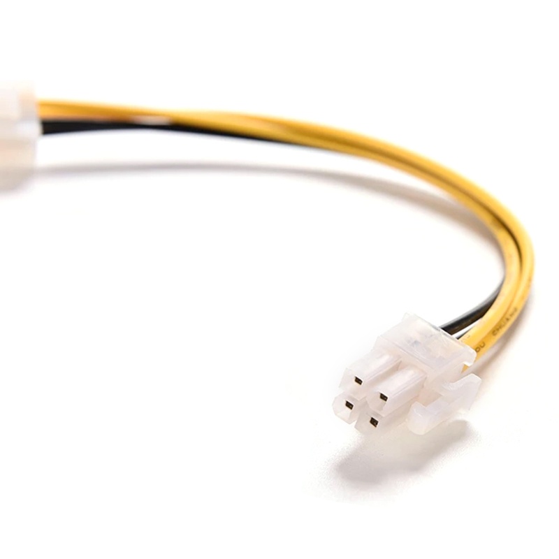 Fun 20 ซม.8 นิ้ว ATX 4 Pin ชาย 4Pin หญิง PC CPU Power Extension อะแดปเตอร์สายไฟเชื่อมต่อ