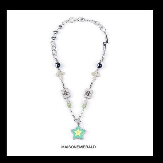 MaisonEmerald(ME) PSYP The same street hip-hop couple zircon star lucky star necklace male tide