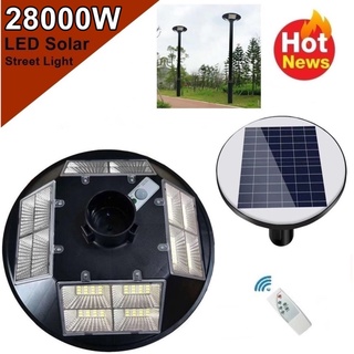 โคมไฟถนน UFO 16 ช่อง LED 20000W - 28000W  Square Light  โคมไฟโซลาร์เซลล์ พลังงานแสงอาทิตย์ Solar Street Light