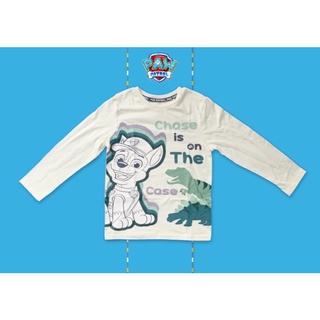 ✅ [5-7Y] Paw Patrol Long Sleeve T-Shirt เสื้อยืดแขนยาว พอล พาโทรล