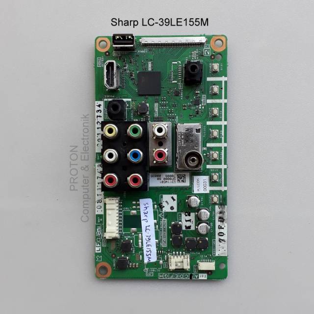 MESIN Sharp Aquos LC 39LE155M LC-39LE155M LCD LED TV เมนบอร์ด เมนบอร์ดเครื่อง QKITPG311WJN2 QPWBXG31