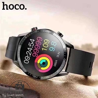 Smart watch HOCO Y2 นาฬิกาสมาร์ทวอทซ์ ดีไซน์สวย ทรงกลม ฟังก์ชั่นเยอะ นับอัตราหัวใจ ใส่ออกกำลังกาย