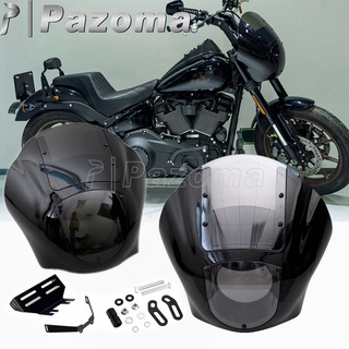 PA Club ไฟหน้า Quarter Fairing สำหรับ Harley Softail Low Rider S FXLRS Fork Mount ไฟหน้า2020 2021 202