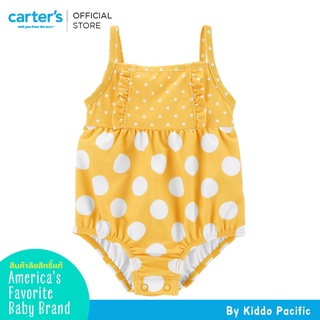 Carters Girl YLLW DOT 1PC ชุดว่ายน้ำ one piece  สำหรับเด็กผู้หญิง