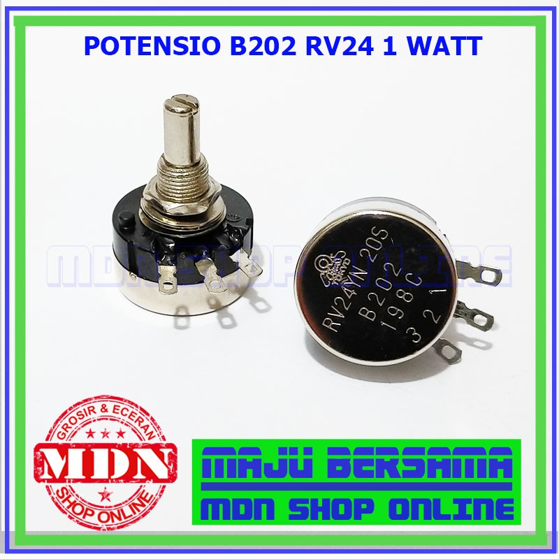 Cosmos B202 171C RV24YN 20S Potentiometer - 2K 1W Potentiometer