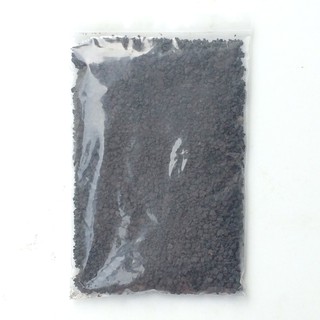 หินภูเขาไฟดำ (BLACK VOLCANIC ROCK) เบอร์ M 1 Kg