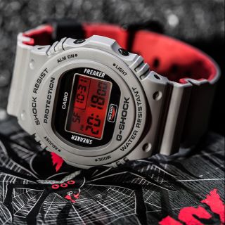 The Sneaker Freaker x G-SHOCK DW-5700SF-1 “Redback”