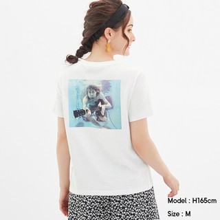 GU037 เสื้อยืดคอกลม ลาย Kurt Cobain Nirvana แบรนด์ GU ของแท้จากญี่ปุ่น ราคา 250 บาท