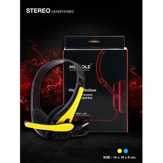 หูฟัง ชนิดครอบหู พร้อมไมโครโฟน Stereo Headphones