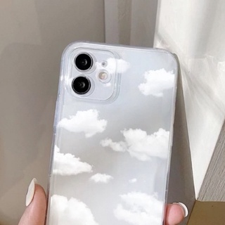 [พร้อมส่ง🇹🇭] เคสไอโฟน ลายเมฆ☁️ (23) เคสiPhone เคสใส iPhone11 iPhoneXR iPhone12 iPhone13 iPhone7Plus/8Plus iPhoneXsMax