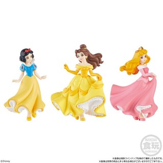 Disney Prunelle Doll 2 โมเดลเจ้าหญิง กาชาปองดิสนีย์ ฟิกเกอร์แท้ Belle Aurora Snow White Gashapon เบลล์ เจ้าหญิงออโรร่า