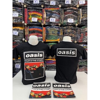 🔥 เสื้อวงดนตรี Oasis เสื้อยืดแขนสั้น เสื้อวินเทจ ผ้ายืด ใส่สบาย ไม่ร้อน ผ้าไม่บางเกินไปทำให้ดูแพง ไม่เก่าง่าย 🔥