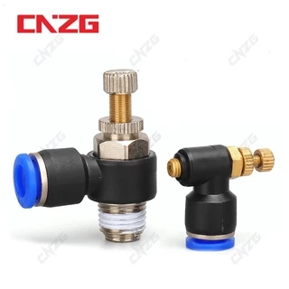 SL Speed control ข้อต่อลม ปรับความเร็วลม ตัวปรับลม