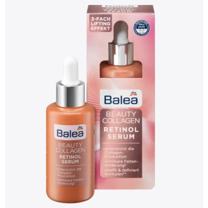 Balea Beauty Collagen Retonol Serum เซรั่มยกกระชับผิวเเละลดเรือนริ้วรอย