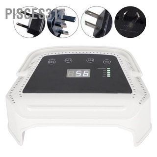 Pisces317 โคมไฟ Led 72W หน้าจอดิจิทัล ชาร์จซ้ําได้ สําหรับทําเล็บเจล