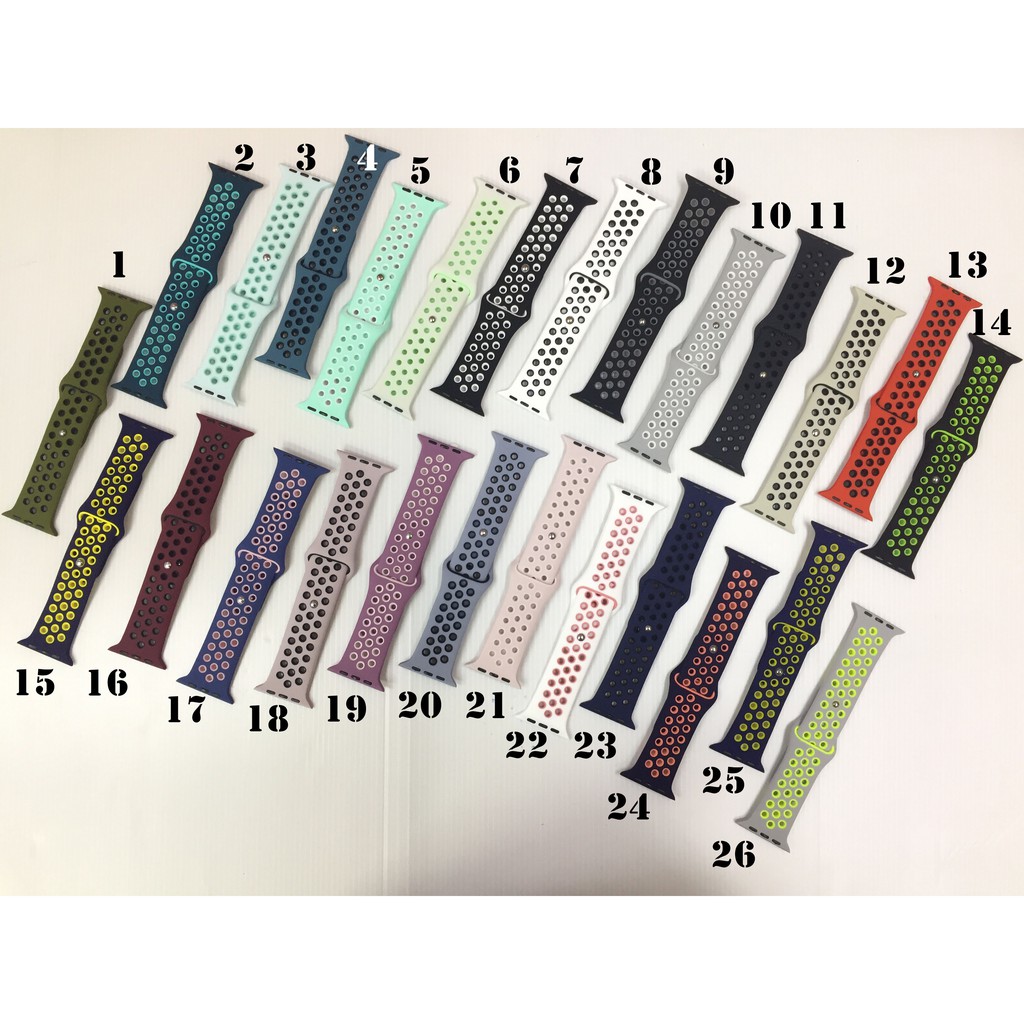 สายNIKE สมาร์ทวอร์ช 42/44 ใช้สำหรับ watch4 watch5 w55 w54 T500 T5+ ck78 X6 FT50 หรือใช้กับนาฬิกาขนาด