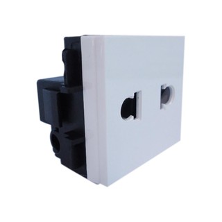 เต้ารับเดี่ยว 2 ขา + ม่าน SCHNEIDER F1426USM SOCKET 2P SAFETY SHUTTER SCHNEIDER F1426USM