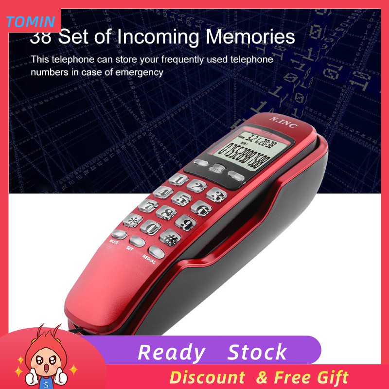 โทรศัพท์ติดผนัง Home Office Incoming Caller ID โทรศัพท์โทรศัพท์พื้นฐาน