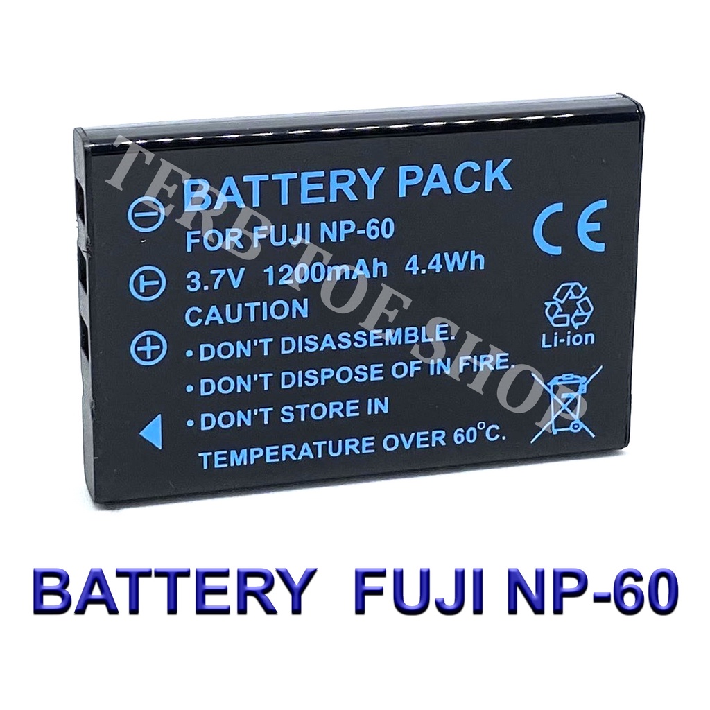 FNP-60 / NP-60 / FNP60 / NP60 Battery and Charger For Fujifilm FinePix 50i, F401,F401 Zoom,F410,F410 Zoom,M601,M603 | Shopee Thailand