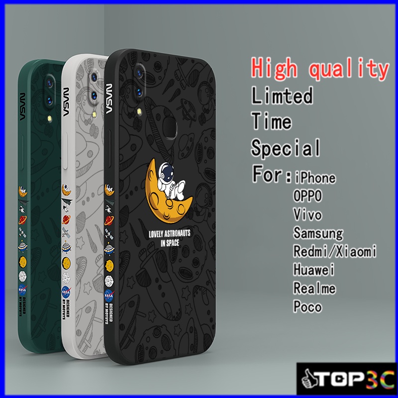 เคส Vivo Y95 / Y85 / V11i / Y93 / Y91 Y15S Y01 Y21 Y21T Y33T Y33S Y20 Y12S Y12A Y17 Y15 Y12 Y11 Y19 Z1 Pro Y50 Y30i Y31 Y72 5G Y52 5G Y76 5G Y81 Y81i Y1S Y91C Space Nasa เคสมือถือคู่รัก เคสโทรศัพท์ TKR