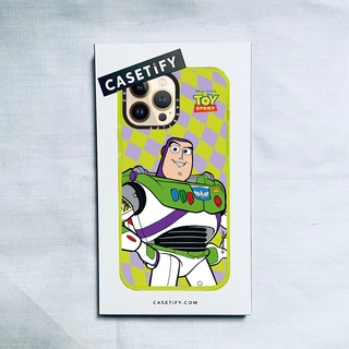Casetify X Disnep PIXAR TOY STOORY Buzz Lightyear เคสนิ่ม เรืองแสง สีเหลือง สําหรับ IPhone 14 13 12 11 Pro MAX Mini XS MAX XR X SE 6 6S 7 8 Plus