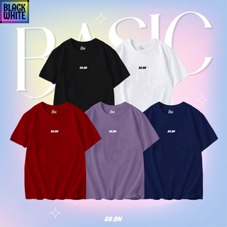 BWCB So on เสื้อยืด Basic ทรง Oversize unisex เสื้อยืดเท่ห์ เสื้อยืดฮิตๆ เสื้อยืดยี่ห้อ เสื้อยืดถูกๆ SML oversize