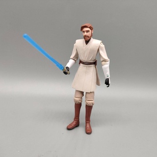 โมเดลฟิกเกอร์ PVC รูปปั้น Star Wars OBI-WAN KENOBI ขนาด 3.75 นิ้ว ของเล่นสําหรับเด็ก