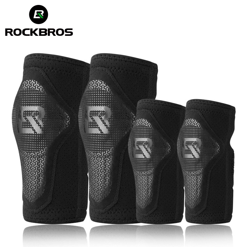 【TH Delivery】ROCKBROS สนับเข่า EVA ระบายอากาศ เพื่อความปลอดภัย สําหรับเด็ก เล่นกีฬา ขี่จักรยาน เล่นสกี