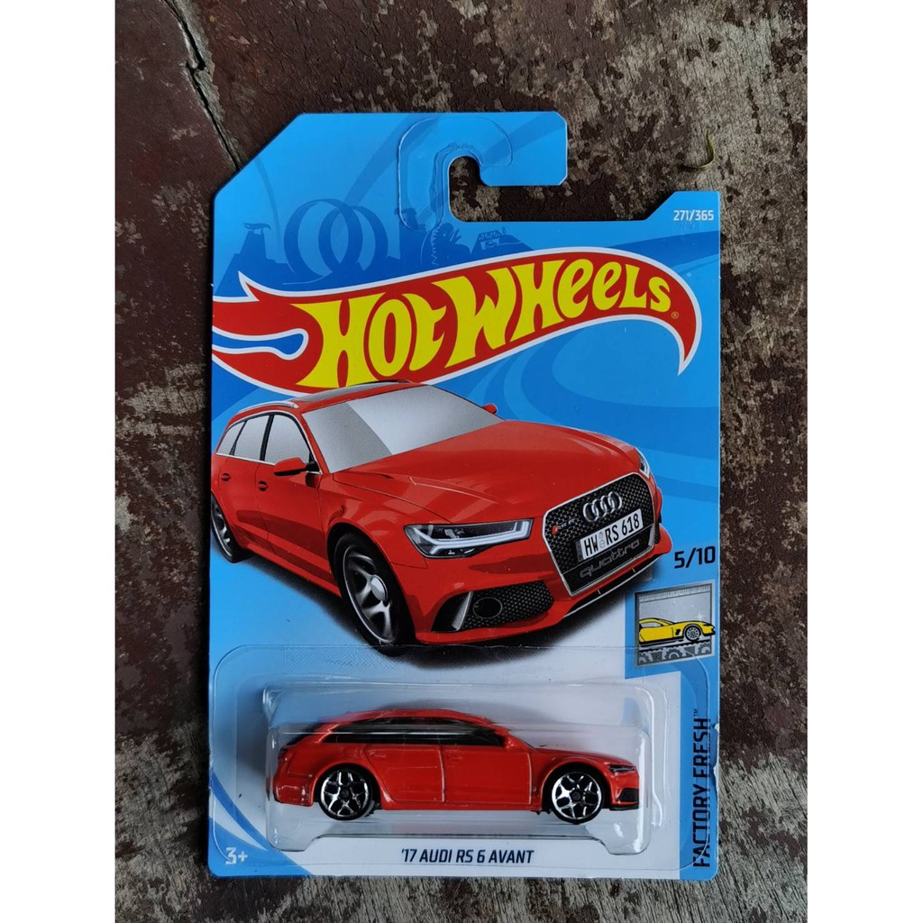 Hot wheels 1:64 '17 Audi RS 6 AVANT แดง