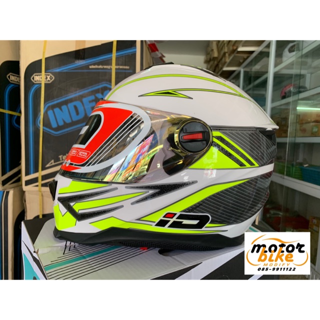 หมวกกันน๊อค ID SPARTAN ลาย S1-ขาว