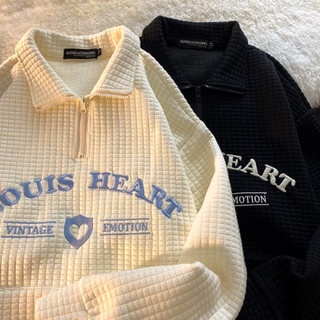 🏷 เสื้อคลุมคอปก LOUIS HEART แบบซิป