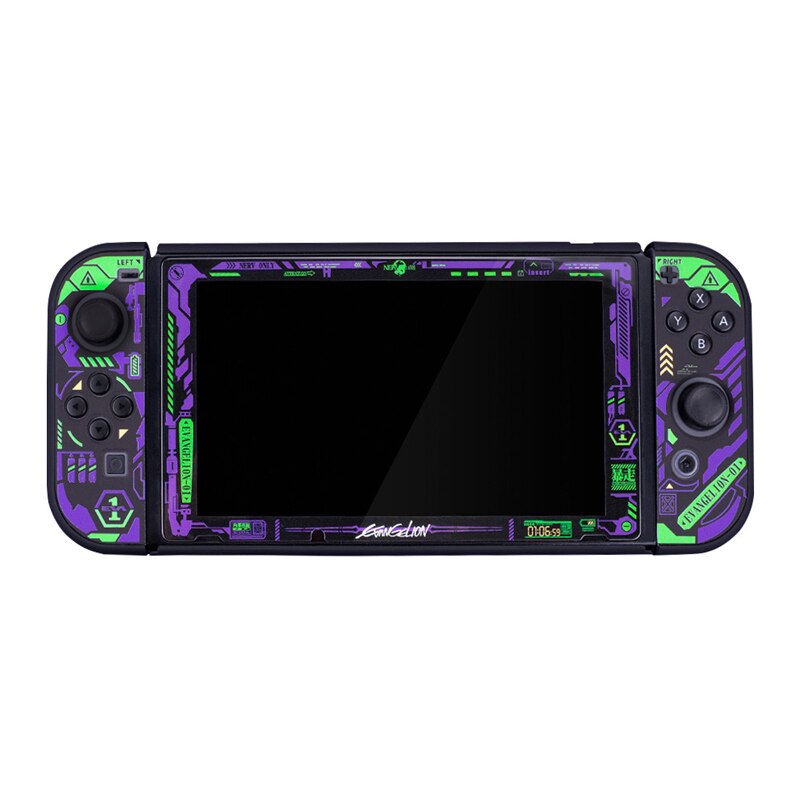 Evangelion เคสป้องกันพร้อมกระจกนิรภัยสําหรับ Nintendo Switch Full Joycon