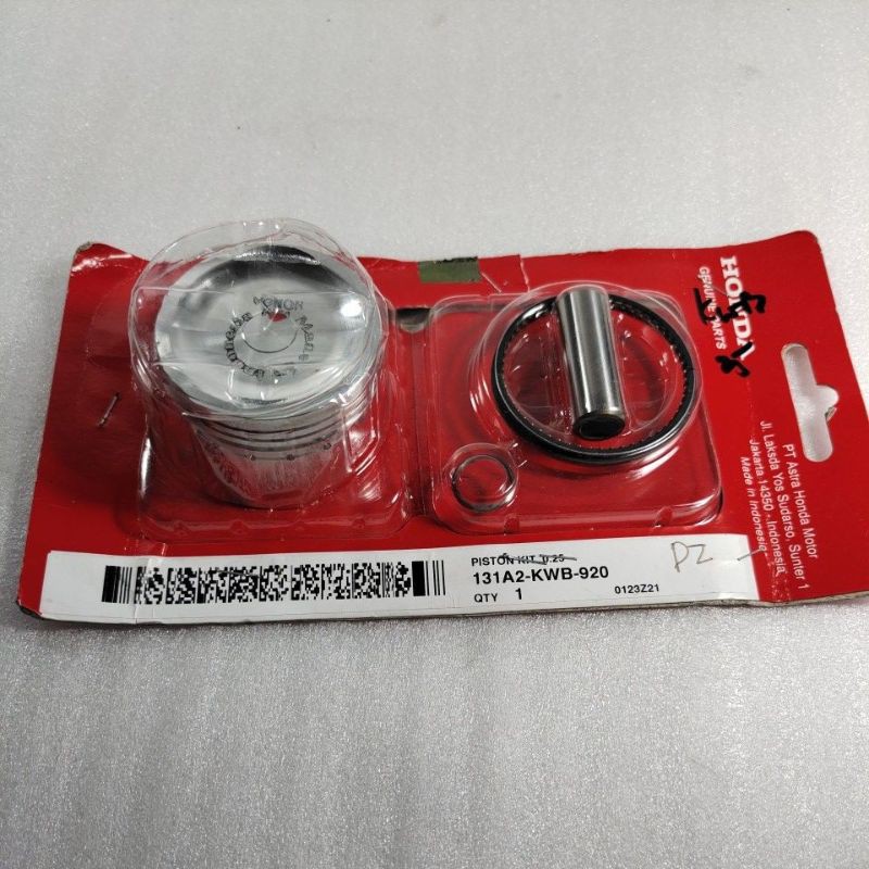 ชุดลูกสูบ Honda Blade - ใหม่ทั้งหมด CBR 150R 2021 - New CBR 150R 2021 Original 131A2-KWB-920 ขนาด 0.