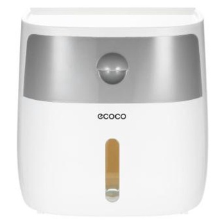 ECOCO กล่องใส่ทิชชู กันน้ำ ติดผนังไม่ต้องเจาะ E1804