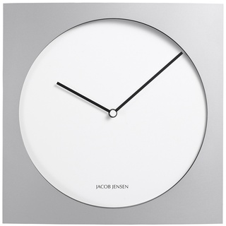 [ของแท้] JACOB JENSEN นาฬิกาแขวน JACOB J. 319 WALL CLOCK CLASSIC SILVER&amp;WHITE paurasia ปอเรเซีย