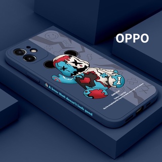 💥 พร้อมส่ง 💥เคสOPPOA15 Reno7 5g Violent bear เคสซิลิโคน CASE OPPOA5 A9 2020 reno2f case OPPOF9 เคส OPPOA31 2020 เคสOPPO a94 A54 A93 F11Pro A16 reno 4 ซิลิโคนขอบเหลี่ยม เคสOPPO A15 A15S เคส A3S A5S A53 OPPO Reno5 A7 silicone couple soft case เปลือกนิ่ม