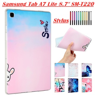 เคสซิลิโคนนิ่ม TPU แบบบาง กันกระแทก สําหรับ Samsung Galaxy Tab A7 Lite 8.7 SM-T220 T225