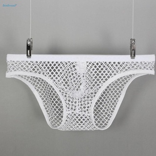 【HODRD】Underwear Low Waist Thong Briefs G-String Knickers Men Mens See Through【Fashion Woman Men】