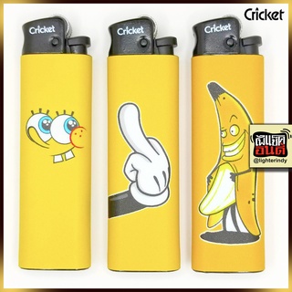 No.118 ไฟแช็คคริกเก็ต Cricket ลายสวยๆ lighter ไฟแช็คอินดี้  ไฟแช็ก เก๋ๆ แฟชั่น ไฟแช็คเท่ๆ ไฟแช็คสะสม ลายสติ๊กเกอร์